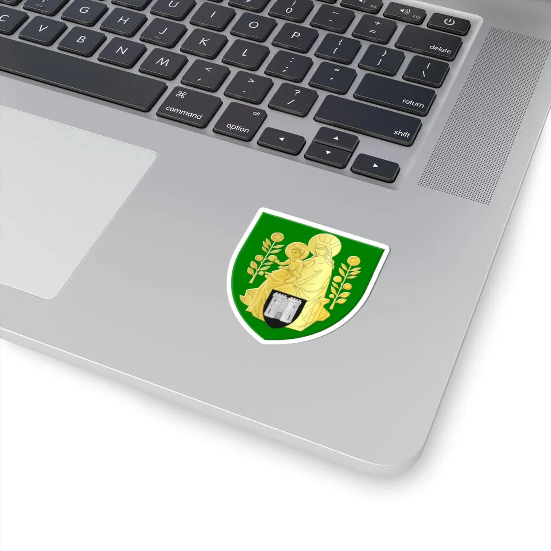 Waarschoot wapen (Belgium) (Coat of Arms) STICKER Vinyl Kiss-Cut Decal - The Sticker Space