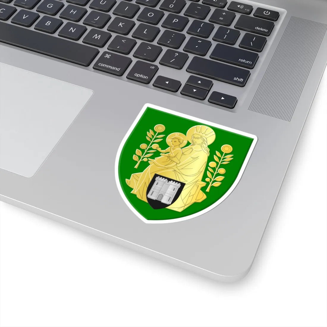 Waarschoot wapen (Belgium) (Coat of Arms) STICKER Vinyl Kiss-Cut Decal - The Sticker Space