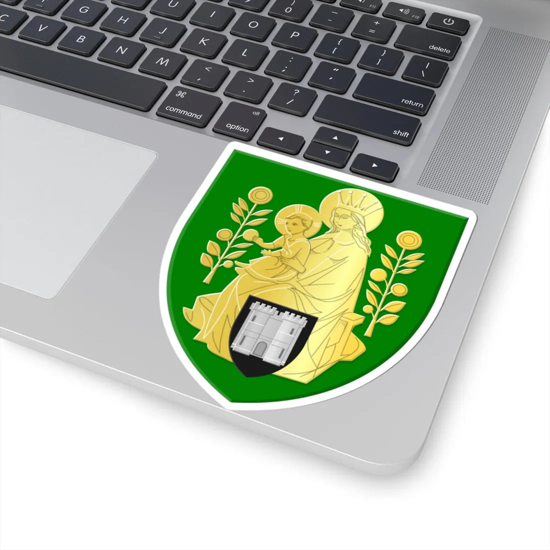 Waarschoot wapen (Belgium) (Coat of Arms) STICKER Vinyl Kiss-Cut Decal - The Sticker Space