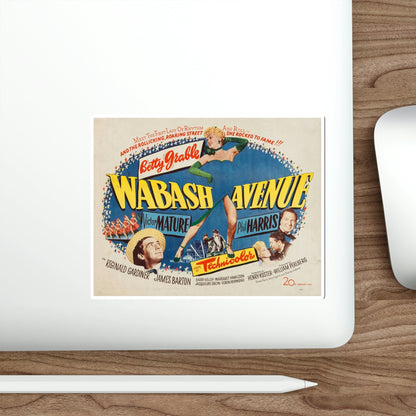 Wabash Avenue 1950 v2 Movie Poster STICKER Vinyl Die-Cut Decal-The Sticker Space