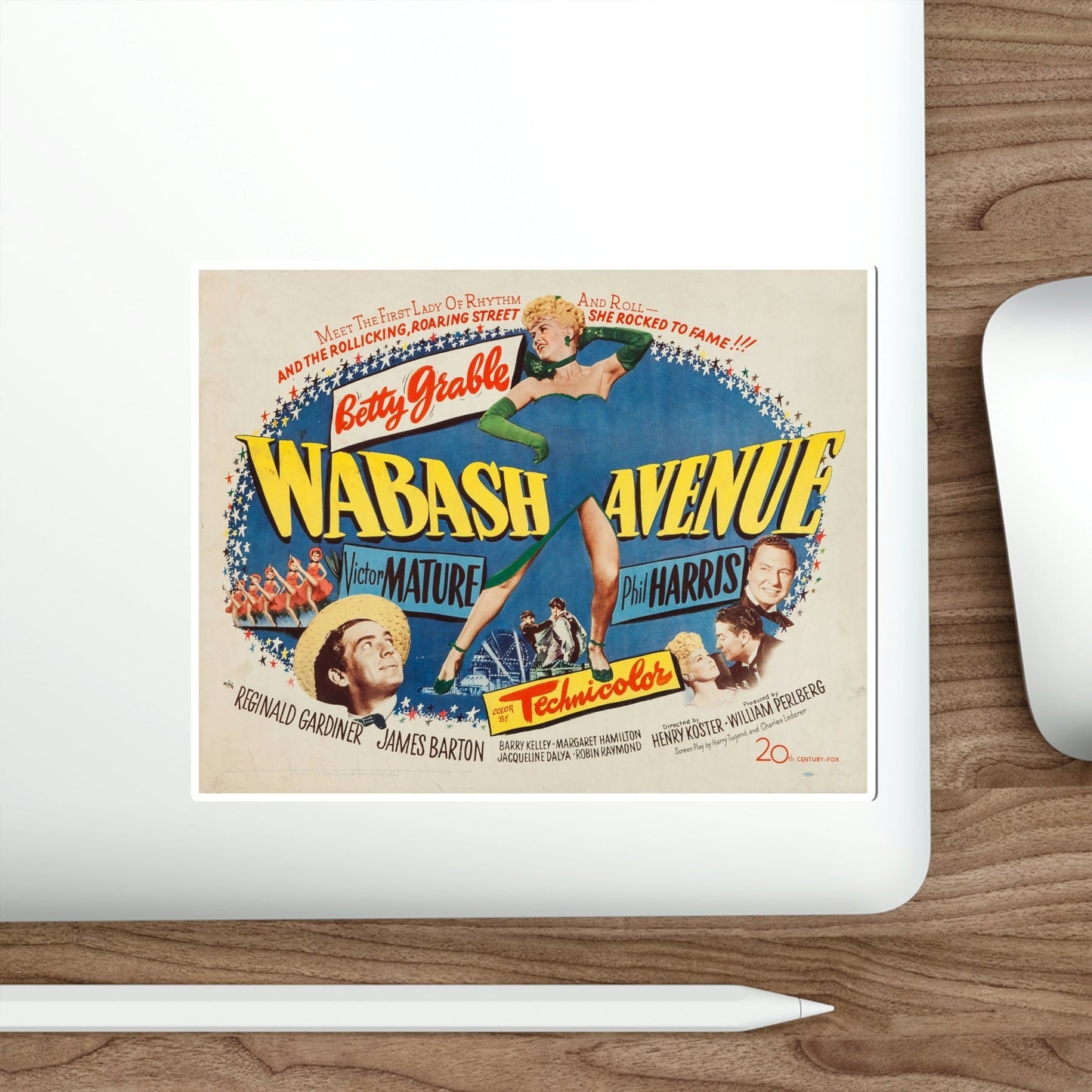 Wabash Avenue 1950 v2 Movie Poster STICKER Vinyl Die-Cut Decal-The Sticker Space