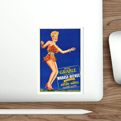 Wabash Avenue 1950 v3 Movie Poster STICKER Vinyl Die-Cut Decal-The Sticker Space