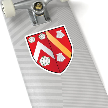 Wadham College Oxford Coat Of Arms (England) (Coat of Arms) STICKER Vinyl Kiss-Cut Decal - The Sticker Space