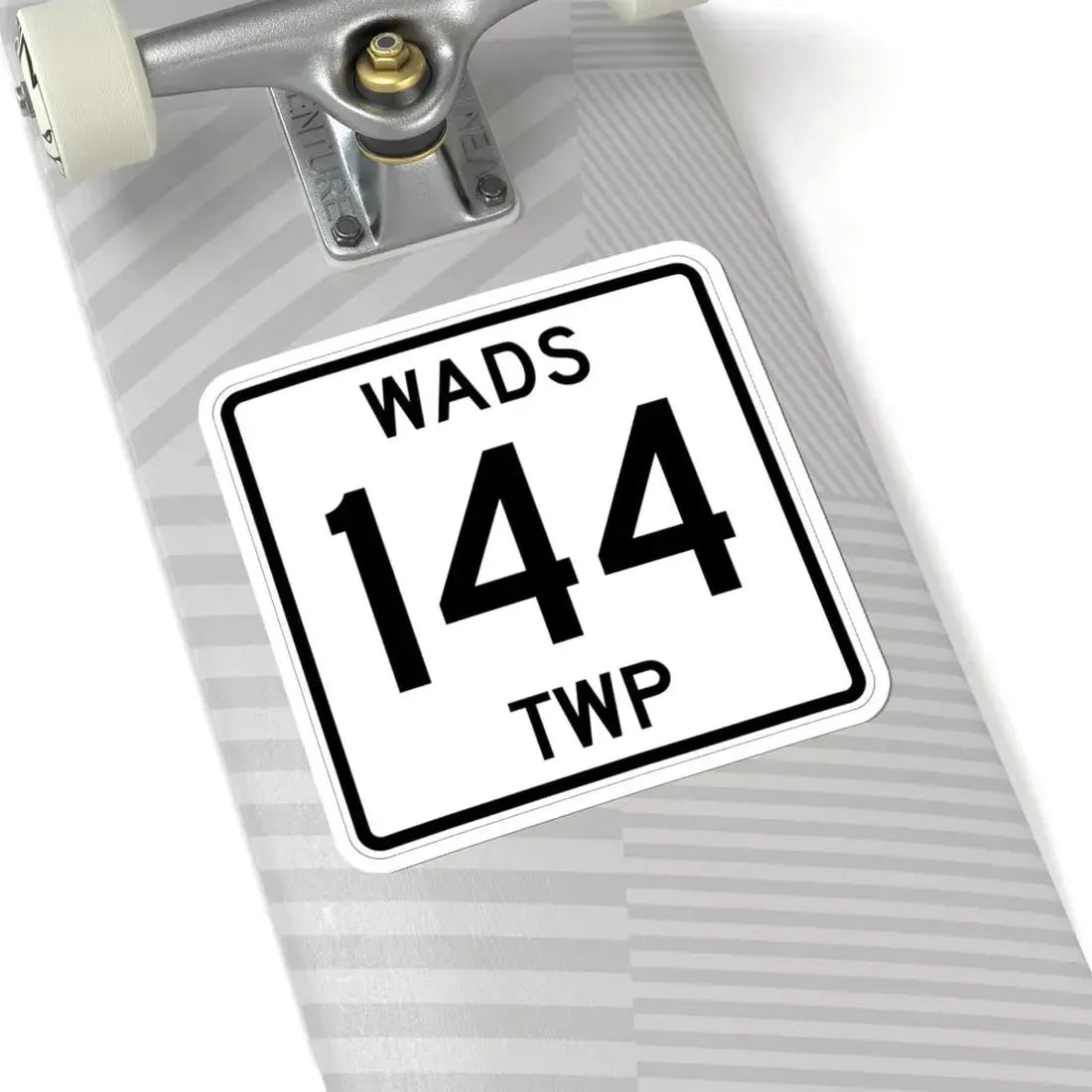 Wadsworth Township Route 144 Medina County Ohio (Ohio) (Road Sign) STICKER Vinyl Kiss-Cut Decal - The Sticker Space