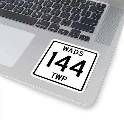 Wadsworth Township Route 144 Medina County Ohio (Ohio) (Road Sign) STICKER Vinyl Kiss-Cut Decal - The Sticker Space