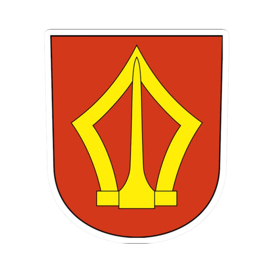 Waedenswil-blazon (Switzerland) (Coat of Arms) STICKER Vinyl Kiss-Cut Decal 2 Inch White - The Sticker Space