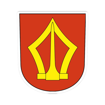 Waedenswil-blazon (Switzerland) (Coat of Arms) STICKER Vinyl Kiss-Cut Decal 3 Inch White - The Sticker Space