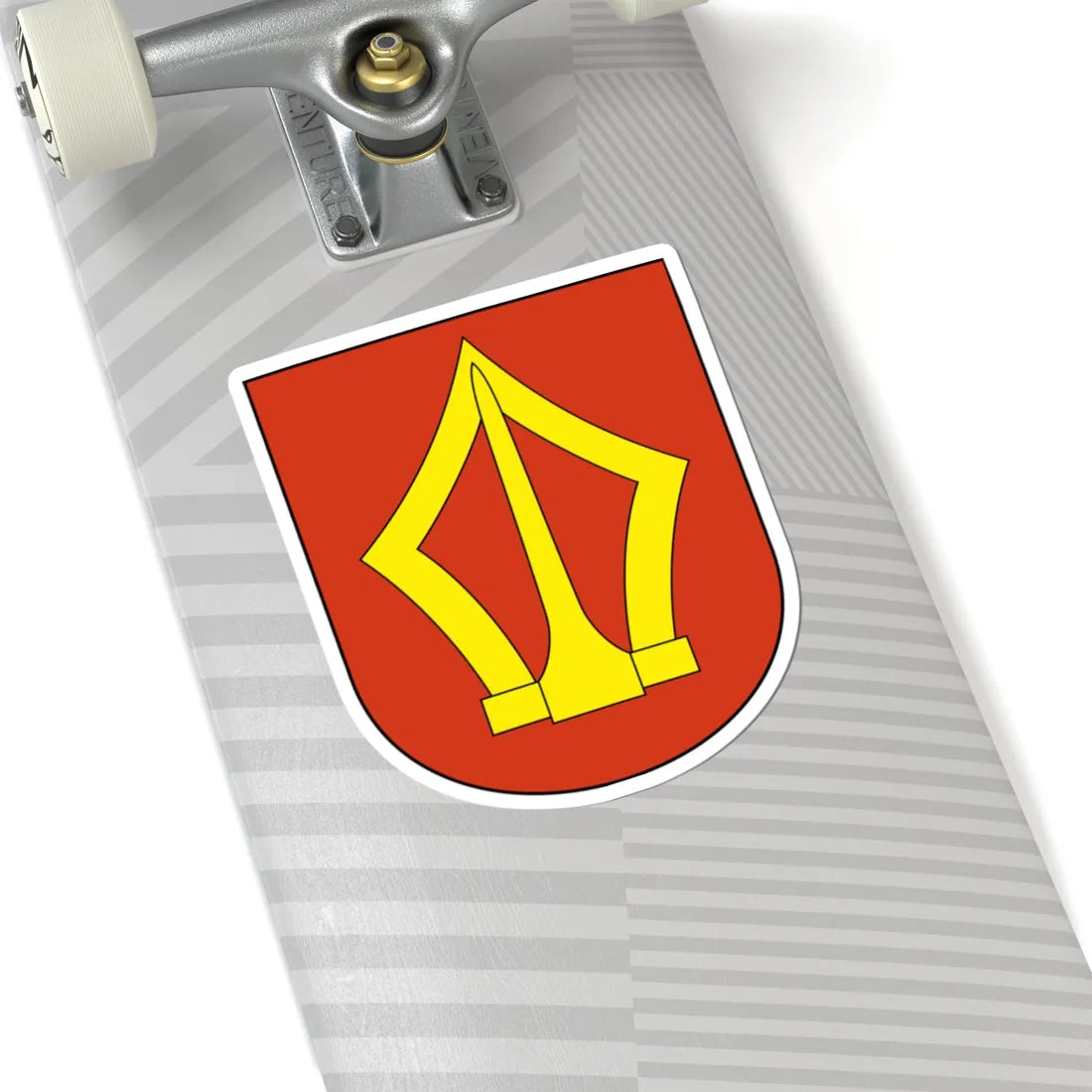 Waedenswil-blazon (Switzerland) (Coat of Arms) STICKER Vinyl Kiss-Cut Decal - The Sticker Space