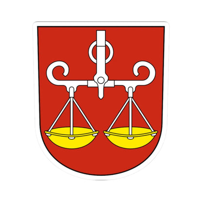 Wagenhausen-blazon (Switzerland) (Coat of Arms) STICKER Vinyl Kiss-Cut Decal 2 Inch White - The Sticker Space