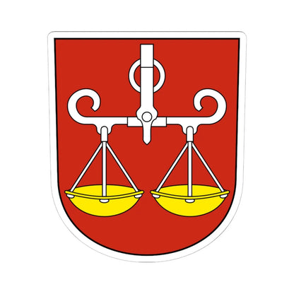 Wagenhausen-blazon (Switzerland) (Coat of Arms) STICKER Vinyl Kiss-Cut Decal 6 Inch White - The Sticker Space