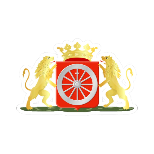 Wageningen wapen HRvA (Netherlands) (Coat of Arms) STICKER Vinyl Kiss-Cut Decal 2 Inch White - The Sticker Space