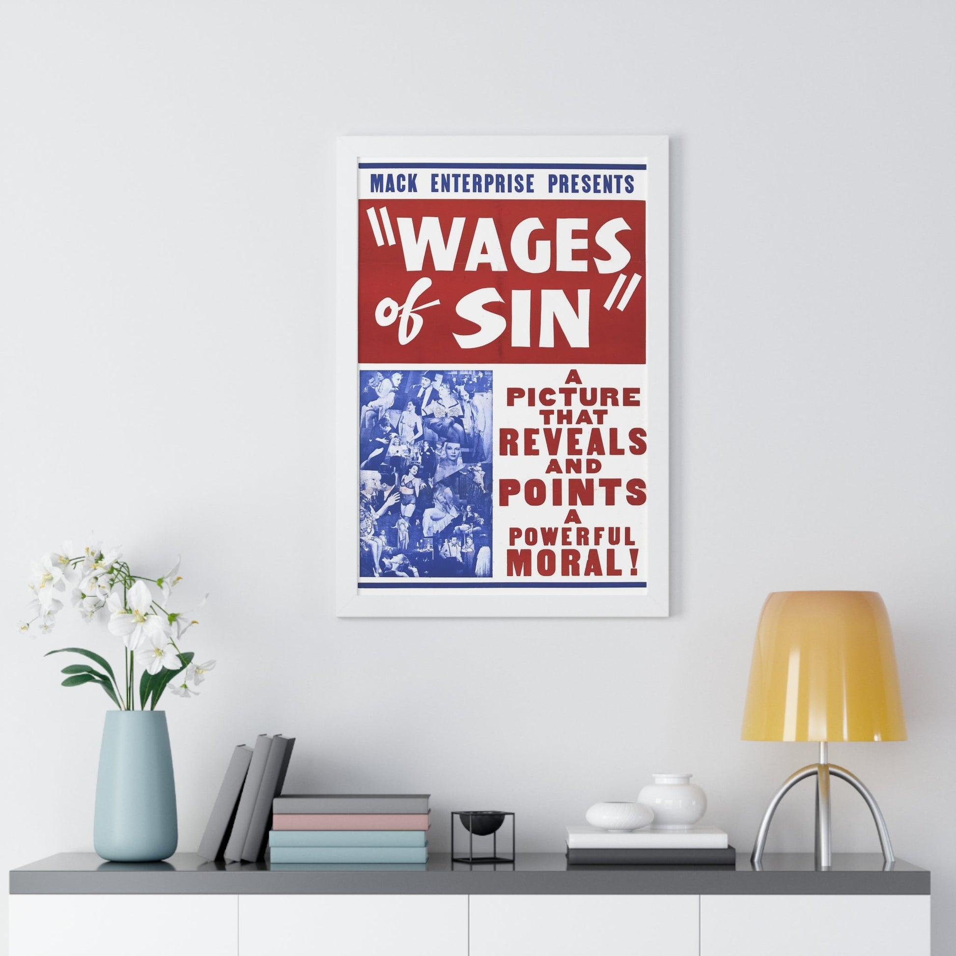 WAGES OF SIN 1938 - Framed Movie Poster-The Sticker Space