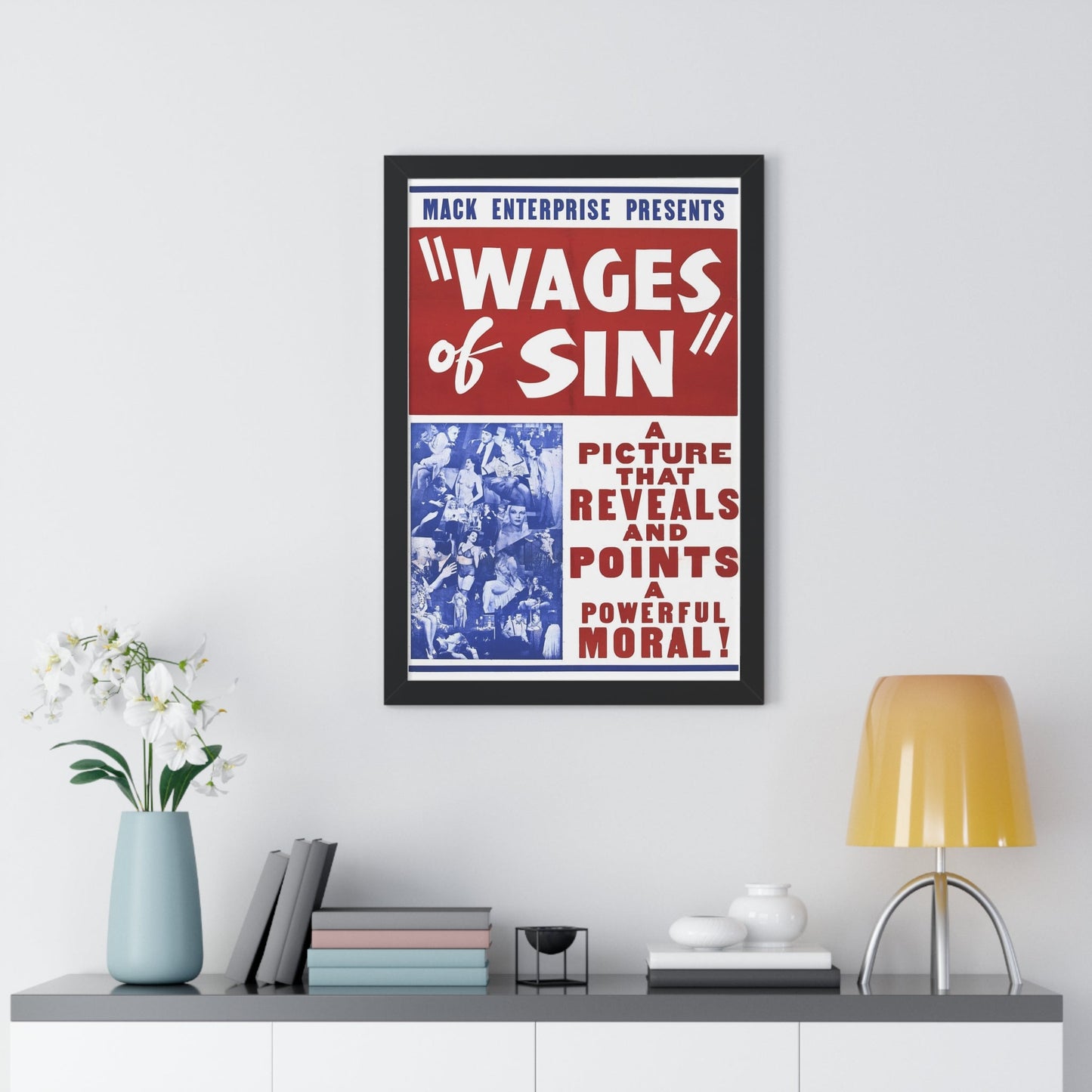 WAGES OF SIN 1938 - Framed Movie Poster-The Sticker Space