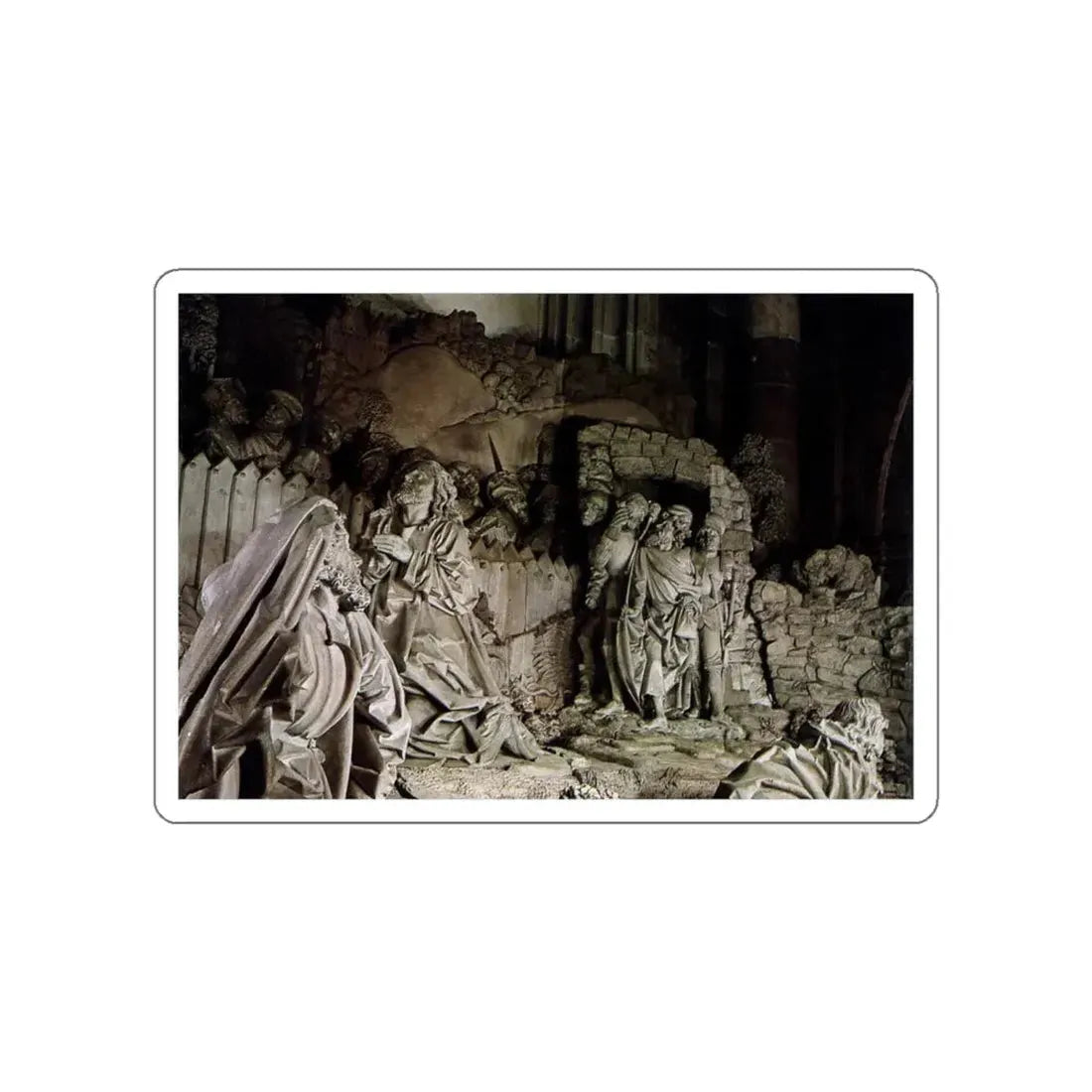 WAGNER, Veit - Christ in the Garden of Gethsemane (Artwork) STICKER Vinyl Die-Cut Decal White Die-Cut 4 Inch - The Sticker Space