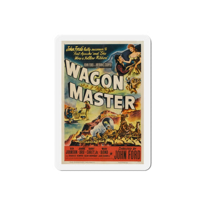 Wagon Master 1950 Movie Poster Die-Cut Magnet-2 Inch-The Sticker Space
