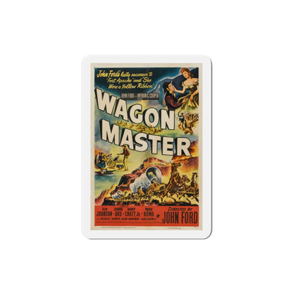 Wagon Master 1950 Movie Poster Die-Cut Magnet-3 Inch-The Sticker Space