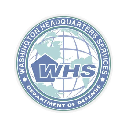 Wahington Headquarters Services WHS - STICKER Vinyl Kiss-Cut Decal 2 Inch Transparent - The Sticker Space
