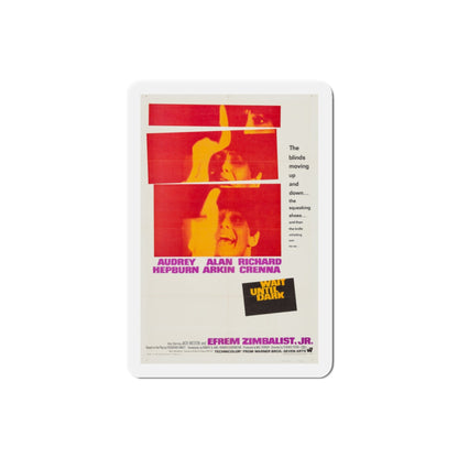 Wait Until Dark 1967 Movie Poster Die-Cut Magnet-2 Inch-The Sticker Space