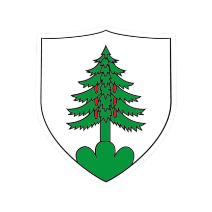 Walchwil Wappen (Switzerland) (Coat of Arms) STICKER Vinyl Kiss-Cut Decal 2 Inch White - The Sticker Space