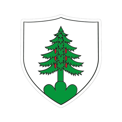 Walchwil Wappen (Switzerland) (Coat of Arms) STICKER Vinyl Kiss-Cut Decal 6 Inch White - The Sticker Space