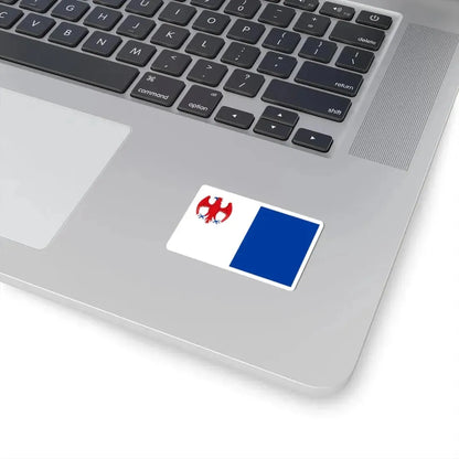 Walcourt vlag (Belgium) STICKER Vinyl Kiss-Cut Decal - The Sticker Space