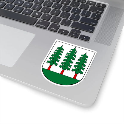 Wald-blazon-modern (Switzerland) (Coat of Arms) STICKER Vinyl Kiss-Cut Decal - The Sticker Space