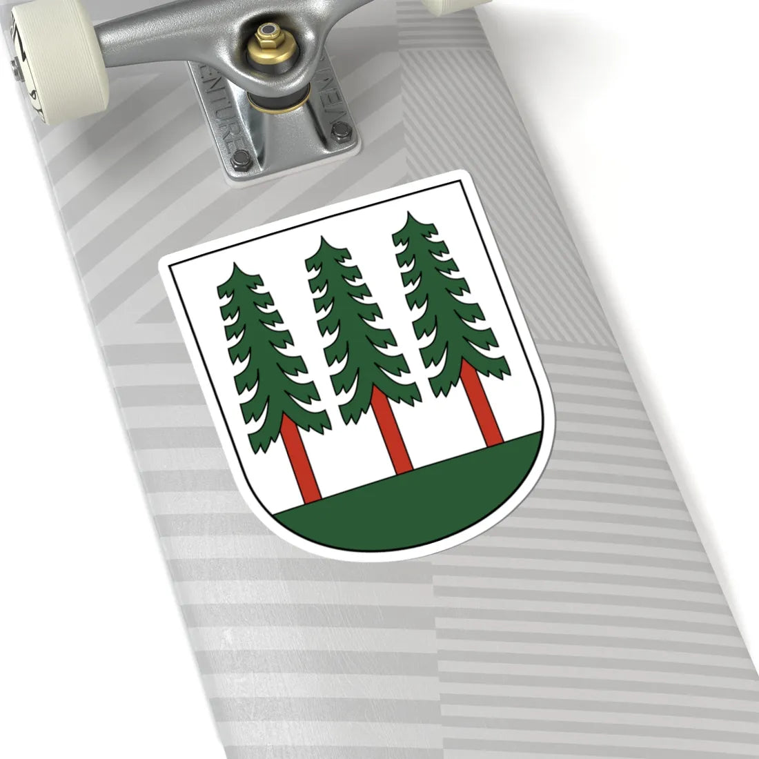 Wald-blazon (Switzerland) (Coat of Arms) STICKER Vinyl Kiss-Cut Decal - The Sticker Space