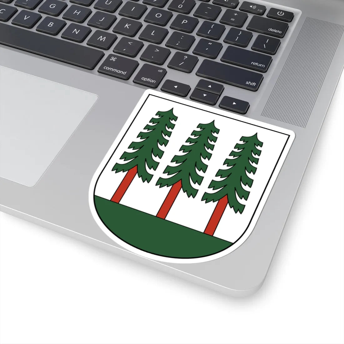 Wald-blazon (Switzerland) (Coat of Arms) STICKER Vinyl Kiss-Cut Decal - The Sticker Space