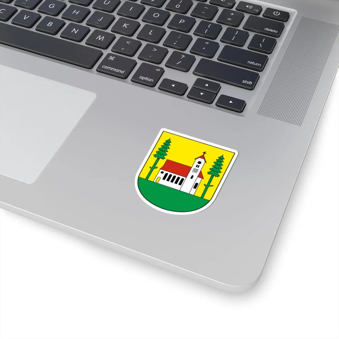 Waldkirch-blazon (Switzerland) (Coat of Arms) STICKER Vinyl Kiss-Cut Decal - The Sticker Space