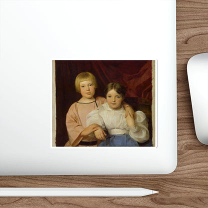 WALDMULLER, Fedinand Georg - Children (Artwork) STICKER Vinyl Die-Cut Decal-The Sticker Space