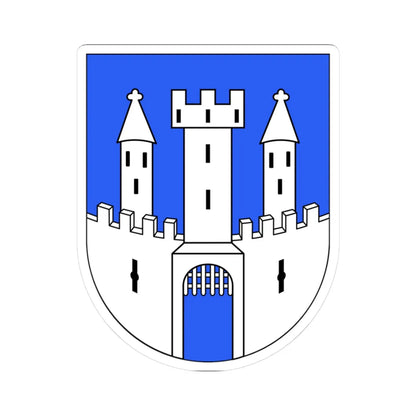 Walenstadt-coat of arms (Switzerland) (Coat of Arms) STICKER Vinyl Kiss-Cut Decal 3 Inch White - The Sticker Space