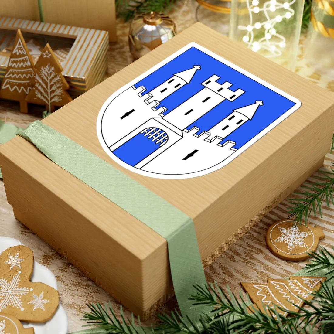 Walenstadt-coat of arms (Switzerland) (Coat of Arms) STICKER Vinyl Kiss-Cut Decal - The Sticker Space