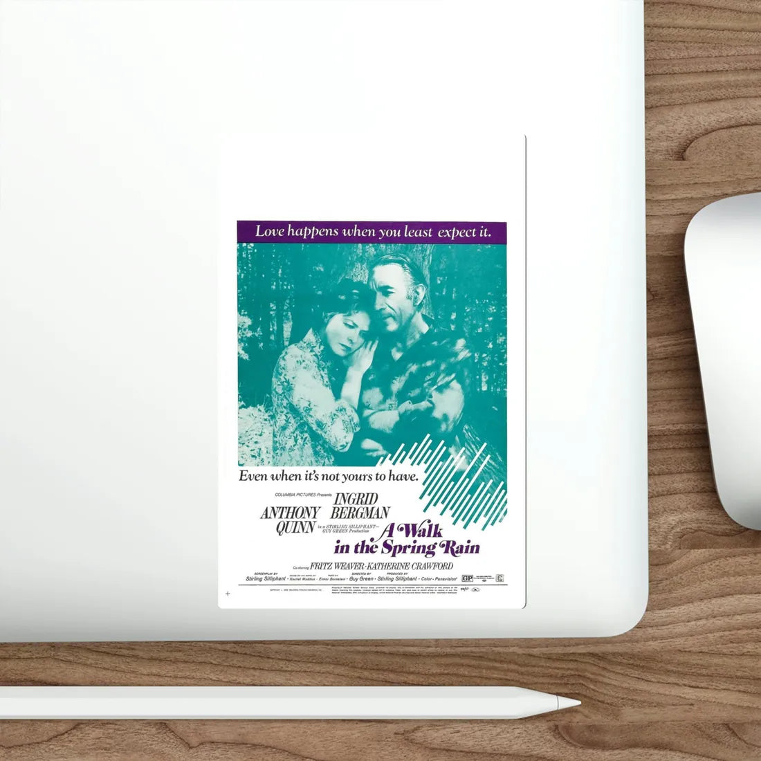 Walk in the Spring Rain 1970 Movie Poster STICKER Vinyl Die-Cut Decal - The Sticker Space