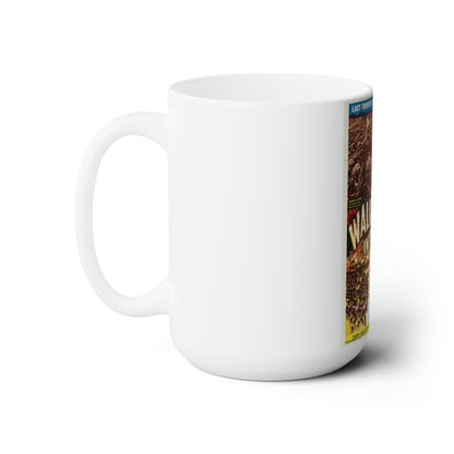 WALK INTO HELL 1956 Movie Poster - White Coffee Cup 15oz-15oz-The Sticker Space