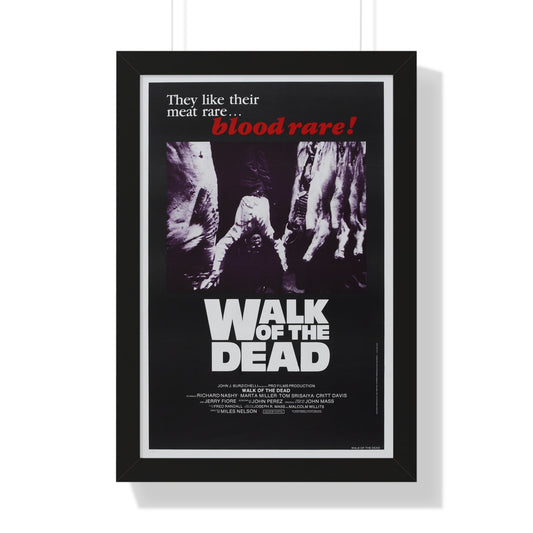 WALK OF THE DEAD (VENGEANCE OF THE ZOMBIES) 1973 - Framed Movie Poster-16″ x 24″-The Sticker Space