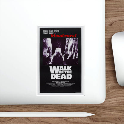 WALK OF THE DEAD (VENGEANCE OF THE ZOMBIES) 1973 Movie Poster STICKER Vinyl Die-Cut Decal-The Sticker Space