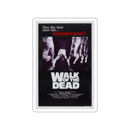 WALK OF THE DEAD (VENGEANCE OF THE ZOMBIES) 1973 Movie Poster STICKER Vinyl Die-Cut Decal-White-The Sticker Space