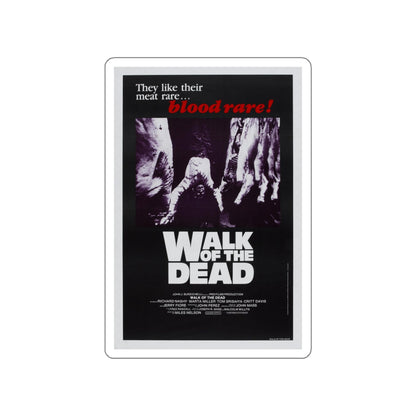 WALK OF THE DEAD (VENGEANCE OF THE ZOMBIES) 1973 Movie Poster STICKER Vinyl Die-Cut Decal-White-The Sticker Space