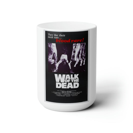 WALK OF THE DEAD (VENGEANCE OF THE ZOMBIES) 1973 Movie Poster - White Coffee Cup 15oz-15oz-The Sticker Space