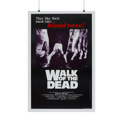 WALK OF THE DEAD (VENGEANCE OF THE ZOMBIES) 1973 - Paper Movie Poster 24″ x 36″ Matte - The Sticker Space