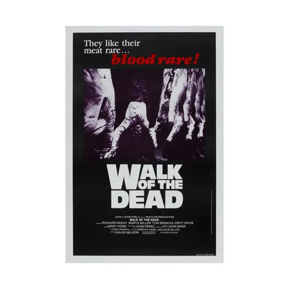 WALK OF THE DEAD (VENGEANCE OF THE ZOMBIES) 1973 - Paper Movie Poster - The Sticker Space