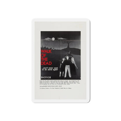 WALK OF THE DEAD (VENGEANCE OF THE ZOMBIES) (2) 1973 Movie Poster - Refrigerator Magnet 6 Inch - The Sticker Space