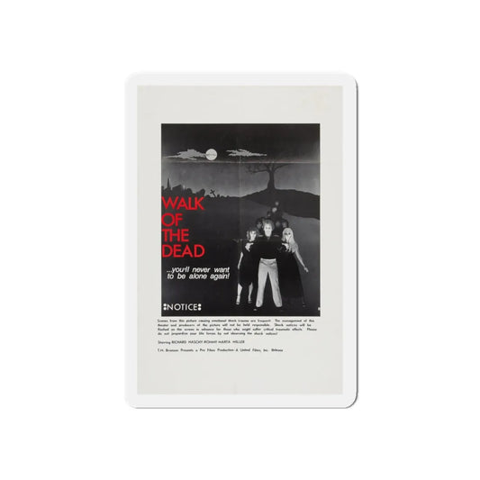 WALK OF THE DEAD (VENGEANCE OF THE ZOMBIES) (2) 1973 Movie Poster - Refrigerator Magnet 6 Inch - The Sticker Space