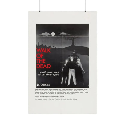 WALK OF THE DEAD (VENGEANCE OF THE ZOMBIES) (2) 1973 - Paper Movie Poster 36" x 54" Matte - The Sticker Space
