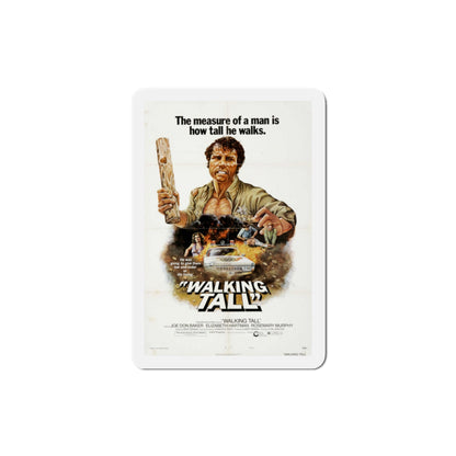 Walking Tall 1973 2 Movie Poster Die-Cut Magnet-3" x 3"-The Sticker Space