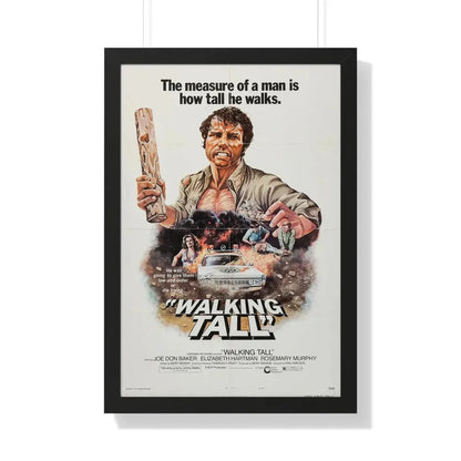 WALKING TALL 1973 - Framed Movie Poster 20" x 30" Black - The Sticker Space