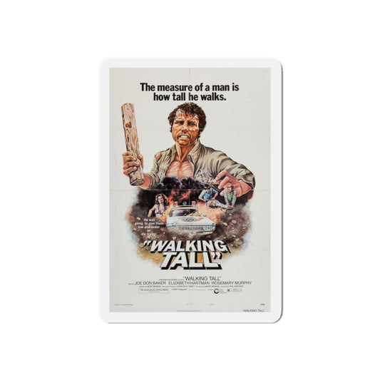 WALKING TALL 1973 Movie Poster - Refrigerator Magnet-6 × 6"-The Sticker Space