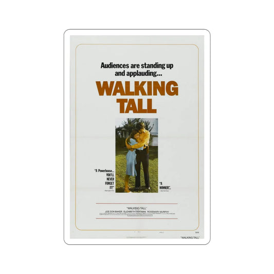 Walking Tall 1973 Movie Poster STICKER Vinyl Die-Cut Decal 6 Inch - The Sticker Space