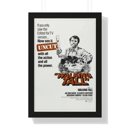 WALKING TALL (2) 1973 - Framed Movie Poster 16″ x 24″ Black - The Sticker Space