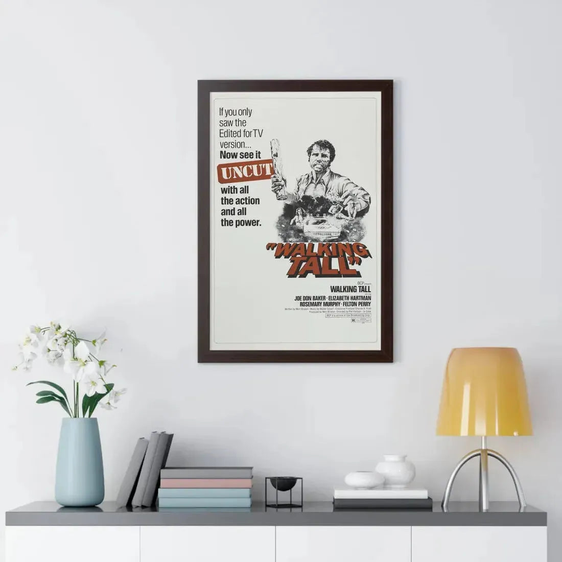 WALKING TALL (2) 1973 - Framed Movie Poster - The Sticker Space